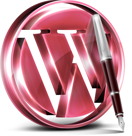 Red Wordpress Icon 512x512 png